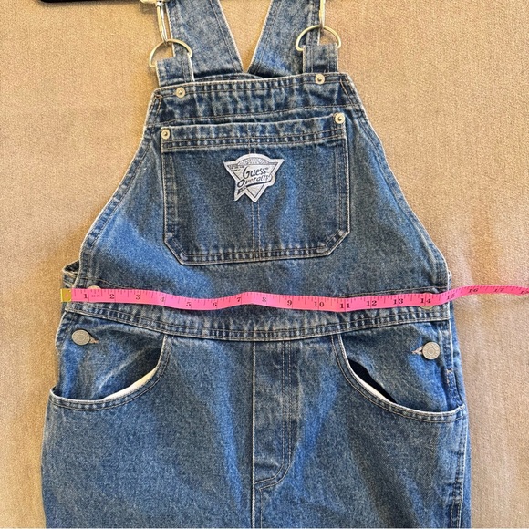 Vintage Guess Blue Denim Overalls - Picture 8 of 9